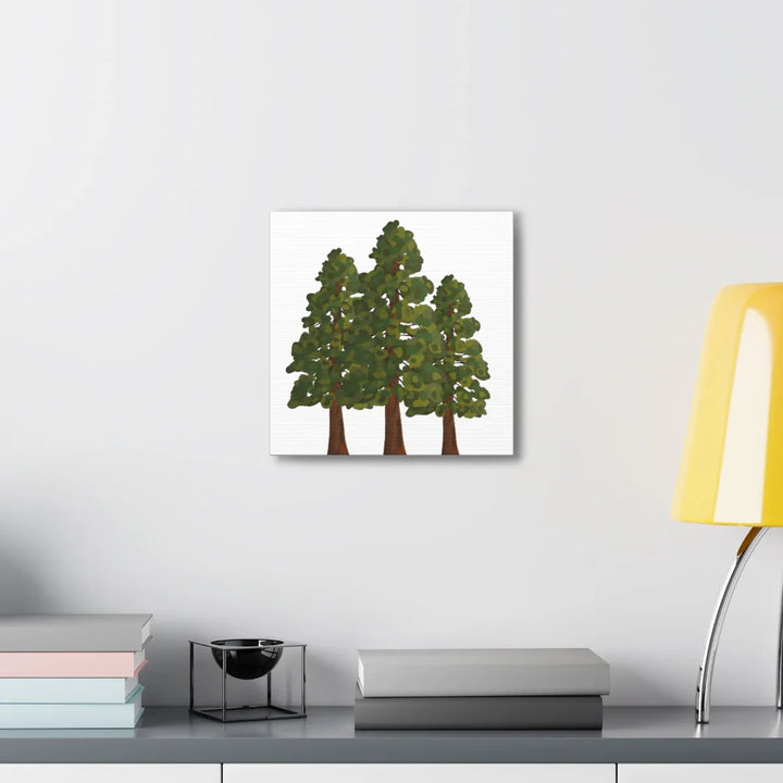 Coastal Redwoods Canvas - Stretched Cotton Canvas Art Print | Matte Finish Wall Hanging Artwork