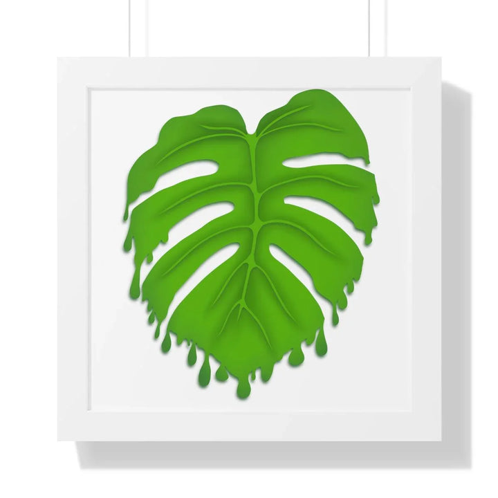 Melting Monstera Framed Print, Poster, Laura Christine Photography & Design, Framed, Home & Living, Indoor, Paper, Posters, Laura Christine Photography & Design, laurachristinedesign.com