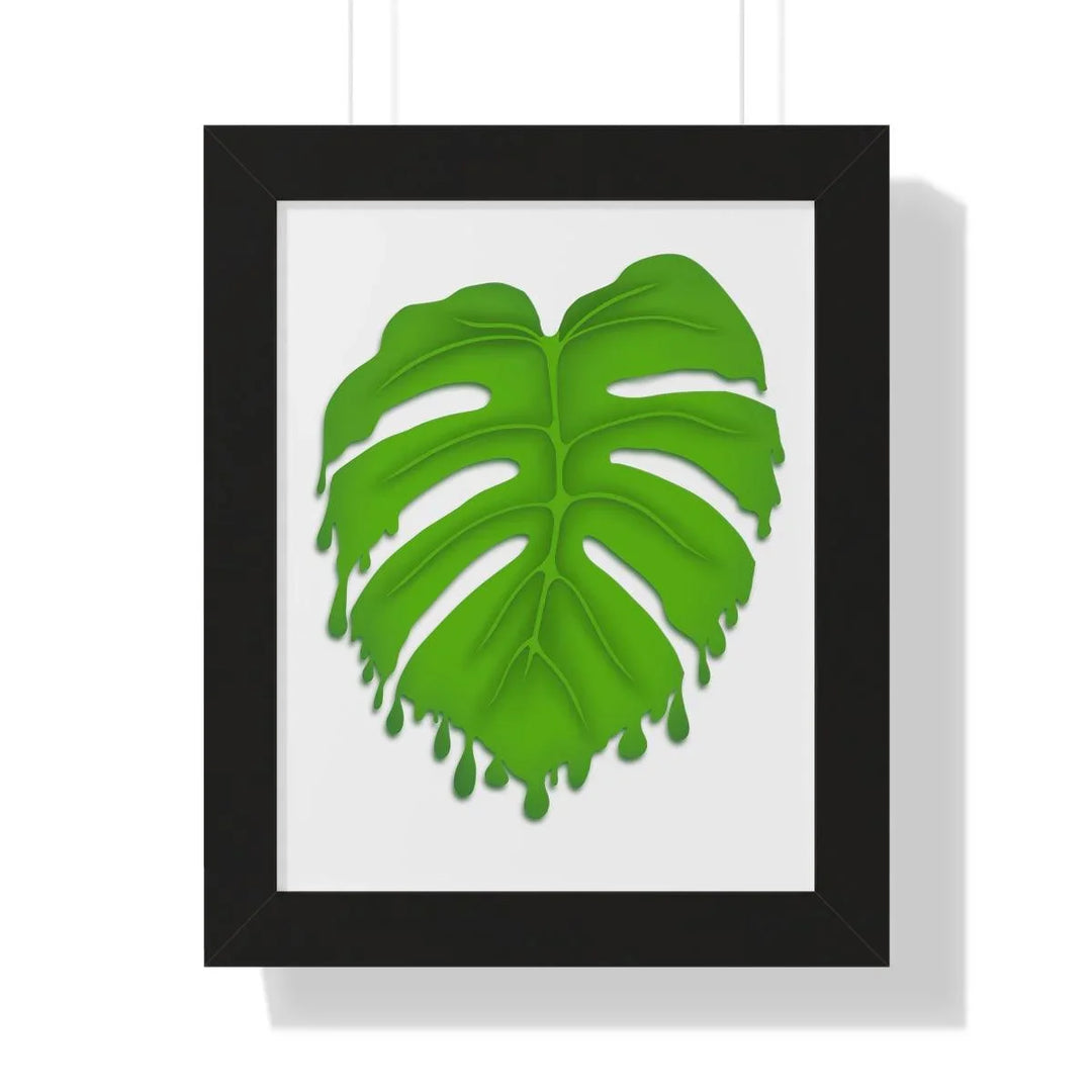 Melting Monstera Framed Print, Poster, Laura Christine Photography & Design, Framed, Home & Living, Indoor, Paper, Posters, Laura Christine Photography & Design, laurachristinedesign.com