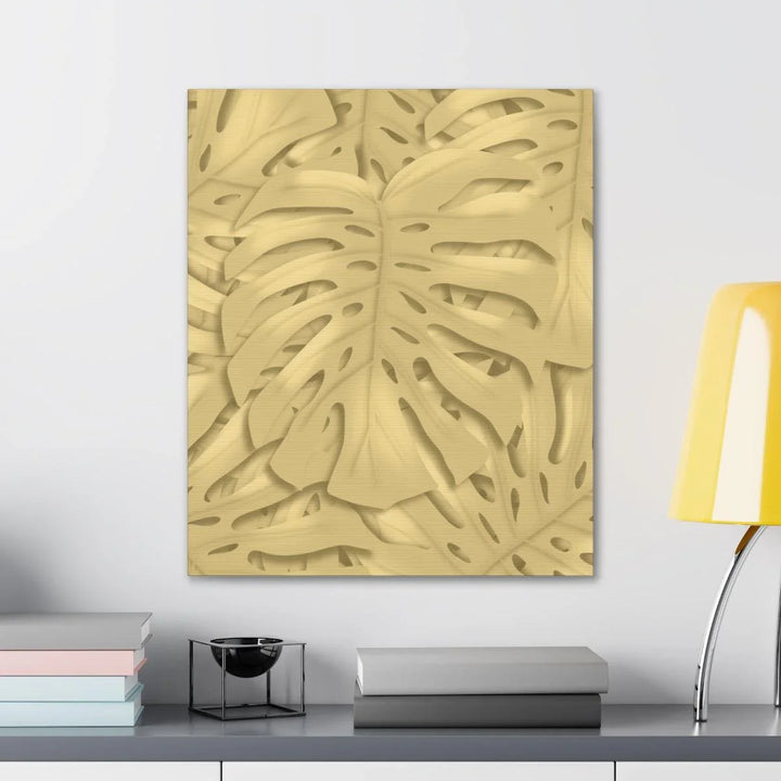 Golden Monstera Canvas, Canvas, Laura Christine Photography & Design, Art & Wall Decor, Canvas, Hanging Hardware, Home & Living, Indoor, Laura Christine Photography & Design, laurachristinedesign.com