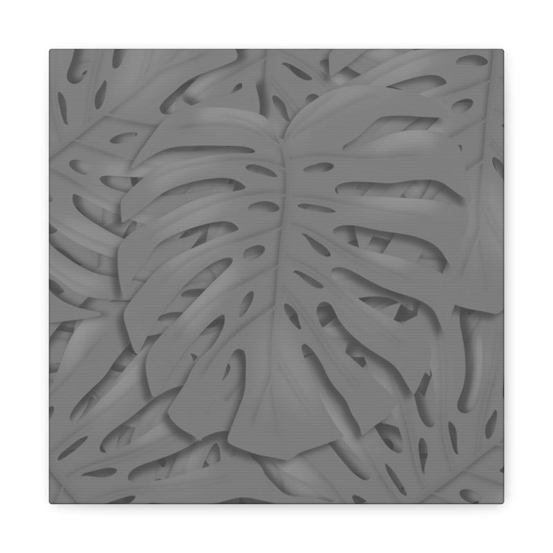 Smokey Monstera Canvas