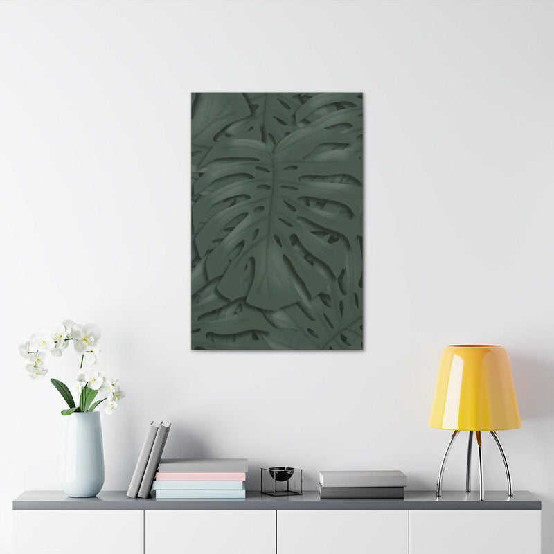 Deep Green Monstera Canvas, Canvas, Laura Christine Photography & Design, Art & Wall Decor, Canvas, Hanging Hardware, Home & Living, Indoor, Laura Christine Photography & Design, laurachristinedesign.com