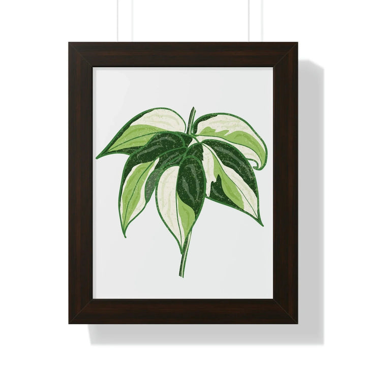 Philodendron 'Cream Splash' Framed Print, Poster, Printify, Framed, Home & Living, Indoor, Paper, Posters, Laura Christine Photography & Design, laurachristinedesign.com
