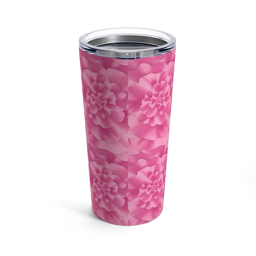 Peony Flower Tumbler | 20 oz Travel Coffee Tumbler – Stainless Steel, Vacuum Insulated Design