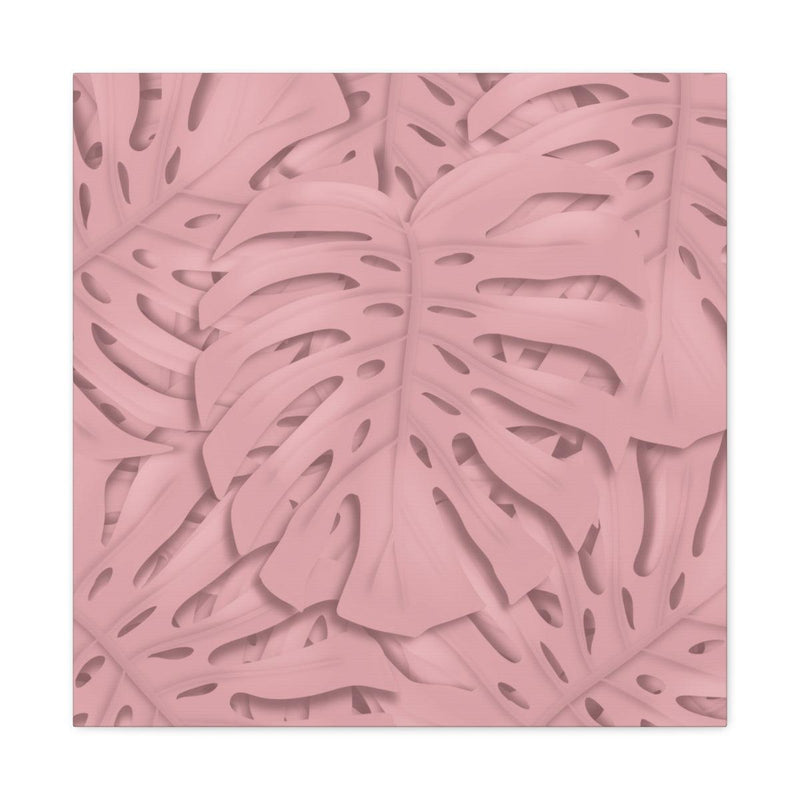 Soft Pink Monstera Canvas, Canvas, Laura Christine Photography & Design, Art & Wall Decor, Canvas, Hanging Hardware, Home & Living, Indoor, Laura Christine Photography & Design, laurachristinedesign.com