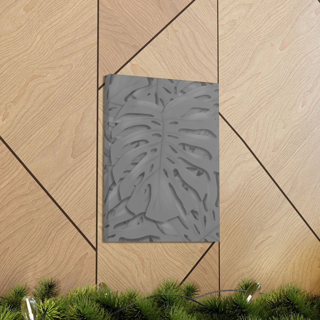 Monstera Canvas Art - Durable Matte Finish Canvas Art Print | Tropical Leaf Wall Decor