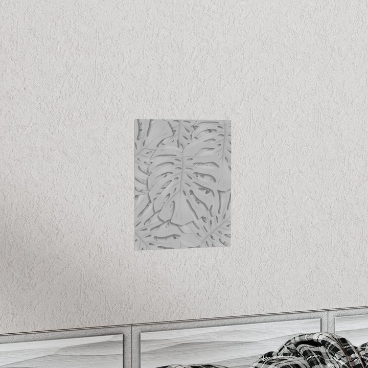 Soft Gray Monstera Print, Poster, Laura Christine Photography & Design, Back to School, Home & Living, Indoor, Matte, Paper, Posters, Valentine's Day promotion, Laura Christine Photography & Design, laurachristinedesign.com