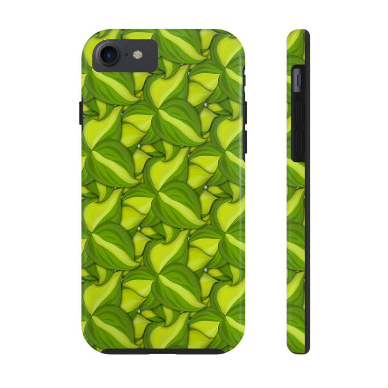 Philodendron Brasil Phone Case, Phone Case, Printify, Accessories, Glossy, iPhone Cases, Matte, Phone accessory, Phone Cases, Samsung Cases, Laura Christine Photography & Design, laurachristinedesign.com