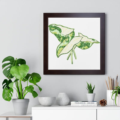 Marble Syngonium Framed Print, Poster, Laura Christine Photography & Design, Framed, Home & Living, Indoor, Paper, Posters, Laura Christine Photography & Design, laurachristinedesign.com