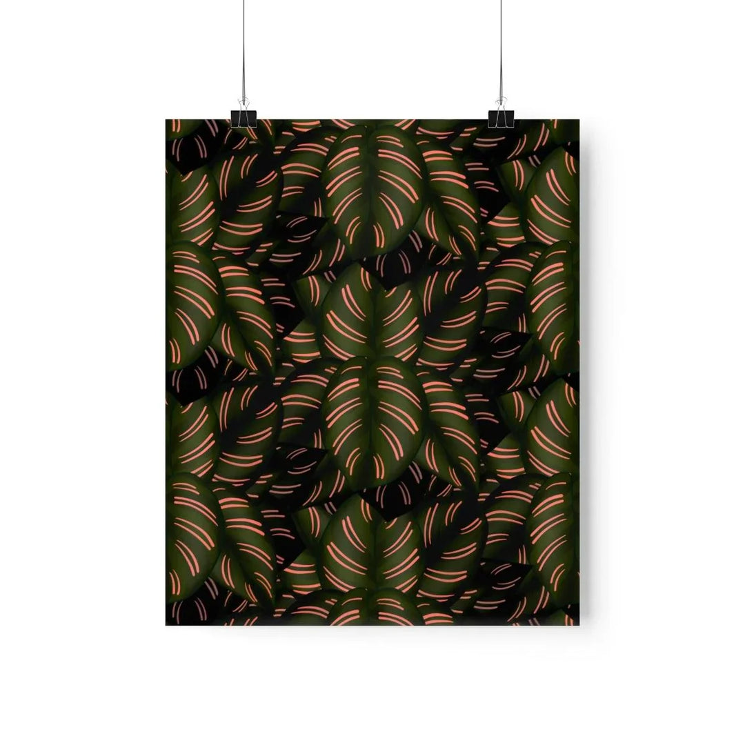 Calathea Pinstripe Print, Poster, Laura Christine Photography & Design, Back to School, Home & Living, Indoor, Matte, Paper, Posters, Valentine's Day promotion, Laura Christine Photography & Design, laurachristinedesign.com