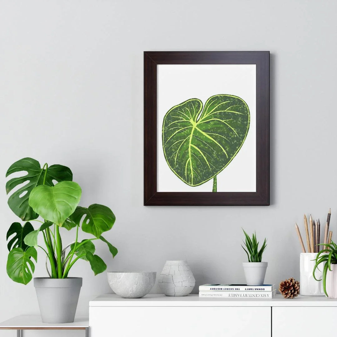 Philodendron Gloriosum Framed Print, Poster, Laura Christine Photography & Design, Framed, Home & Living, Indoor, Paper, Posters, Laura Christine Photography & Design, laurachristinedesign.com