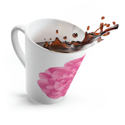 Abstract Peony Flower Mug