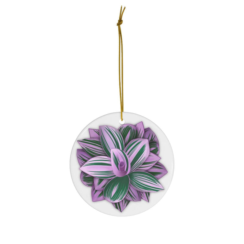 Tradescantia Nanouk Ceramic Ornament, Home Decor, Laura Christine Photography & Design, Ceramic, Christmas, Glossy, Holiday Picks, Home & Living, ornament, Ornaments, Seasonal Decorations, Laura Christine Photography & Design, laurachristinedesign.com