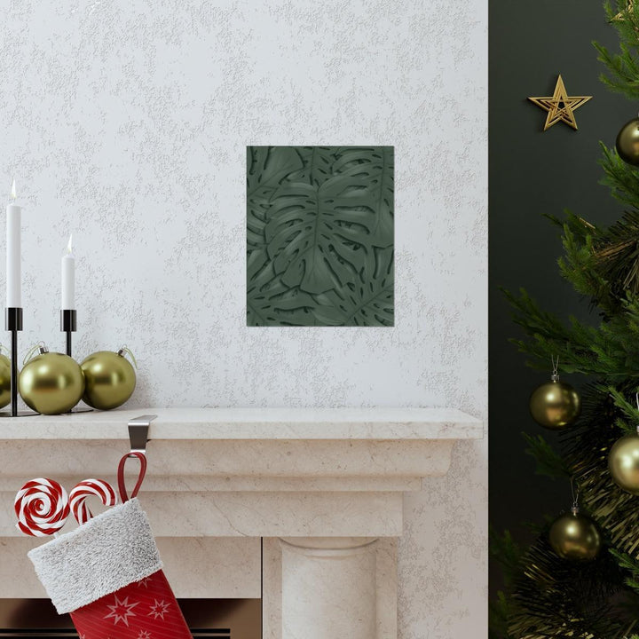 Deep Green Monstera Print, Poster, Laura Christine Photography & Design, Back to School, Home & Living, Indoor, Matte, Paper, Posters, Valentine's Day promotion, Laura Christine Photography & Design, laurachristinedesign.com