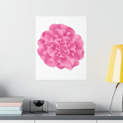 Abstract Peony Flower Print, Poster, Printify, Back to School, Home & Living, Indoor, Matte, Paper, Posters, Valentine's Day promotion, Laura Christine Photography & Design, laurachristinedesign.com