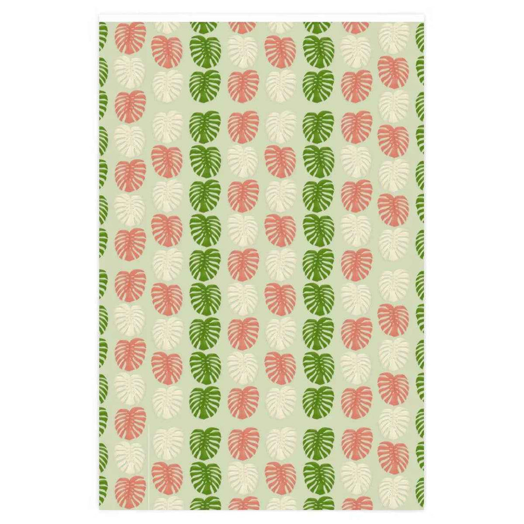 Monstera Deliciosa Wrapping Paper – Tropical Leaf Botanical Gift Wrap Sheets