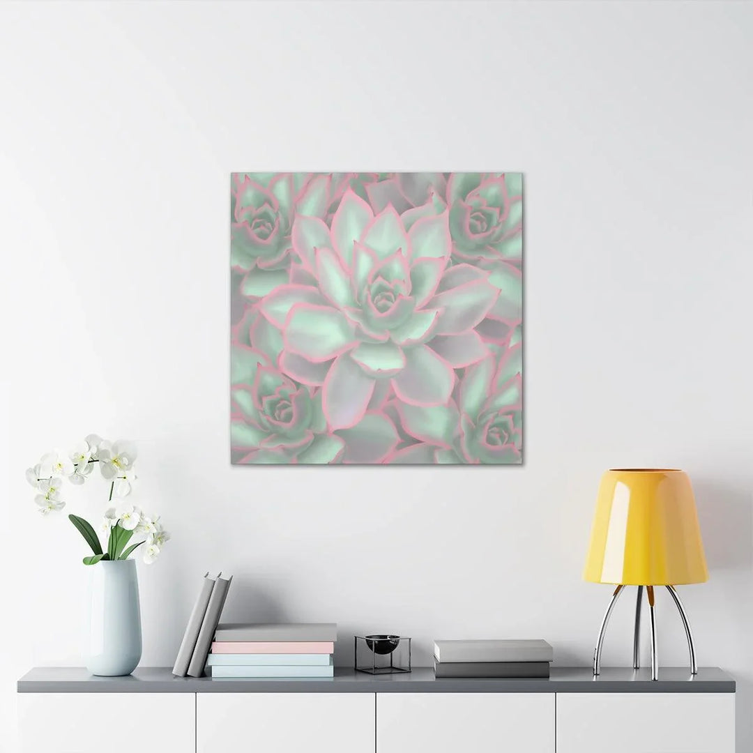 Echeveria Violet Queen Succulent Canvas, Canvas, Laura Christine Photography & Design, Art & Wall Decor, Canvas, Hanging Hardware, Home & Living, Indoor, Laura Christine Photography & Design, laurachristinedesign.com