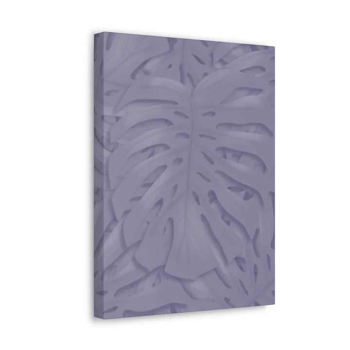 Violet Monstera Canvas – Durable Canvas Art Print With Matte Finish & Botanical Design