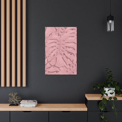 Soft Pink Monstera Canvas, Canvas, Laura Christine Photography & Design, Art & Wall Decor, Canvas, Hanging Hardware, Home & Living, Indoor, Laura Christine Photography & Design, laurachristinedesign.com