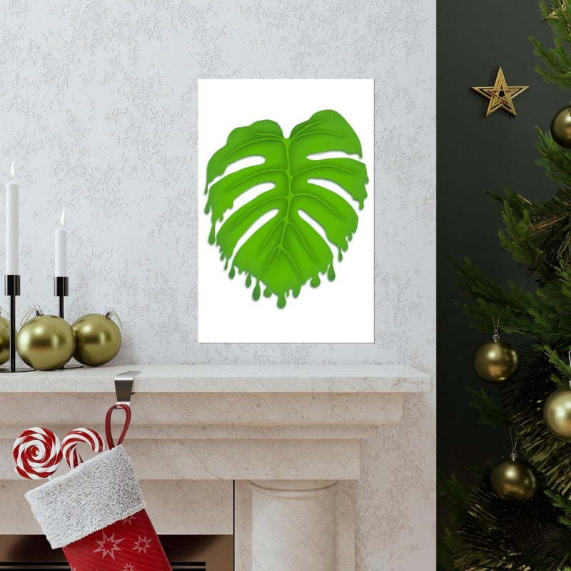 Melting Monstera Print, Poster, Laura Christine Photography & Design, Back to School, Home & Living, Indoor, Matte, Paper, Posters, Valentine&
