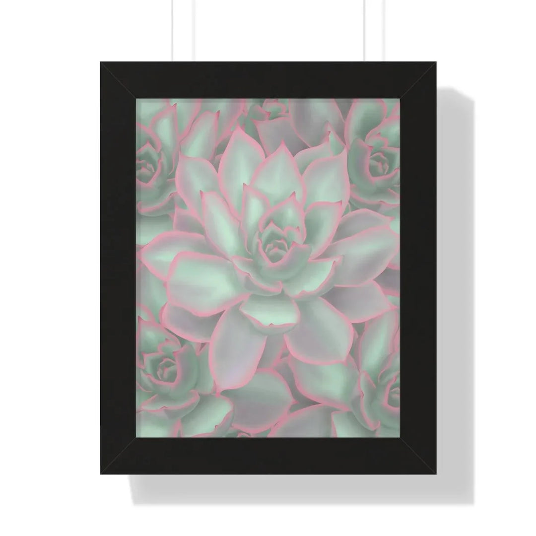 Echeveria Violet Queen Succulent Framed Print, Poster, Laura Christine Photography & Design, Framed, Home & Living, Indoor, Paper, Posters, Laura Christine Photography & Design, laurachristinedesign.com