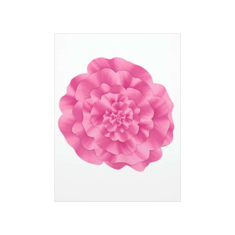 Abstract Peony Flower Print, Poster, Printify, Back to School, Home & Living, Indoor, Matte, Paper, Posters, Valentine&