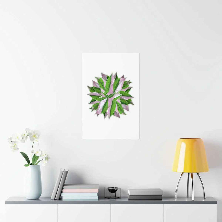 Tricolor Syngonium Print - Botanical Poster on Museum Grade Paper | Archival Ink Unframed