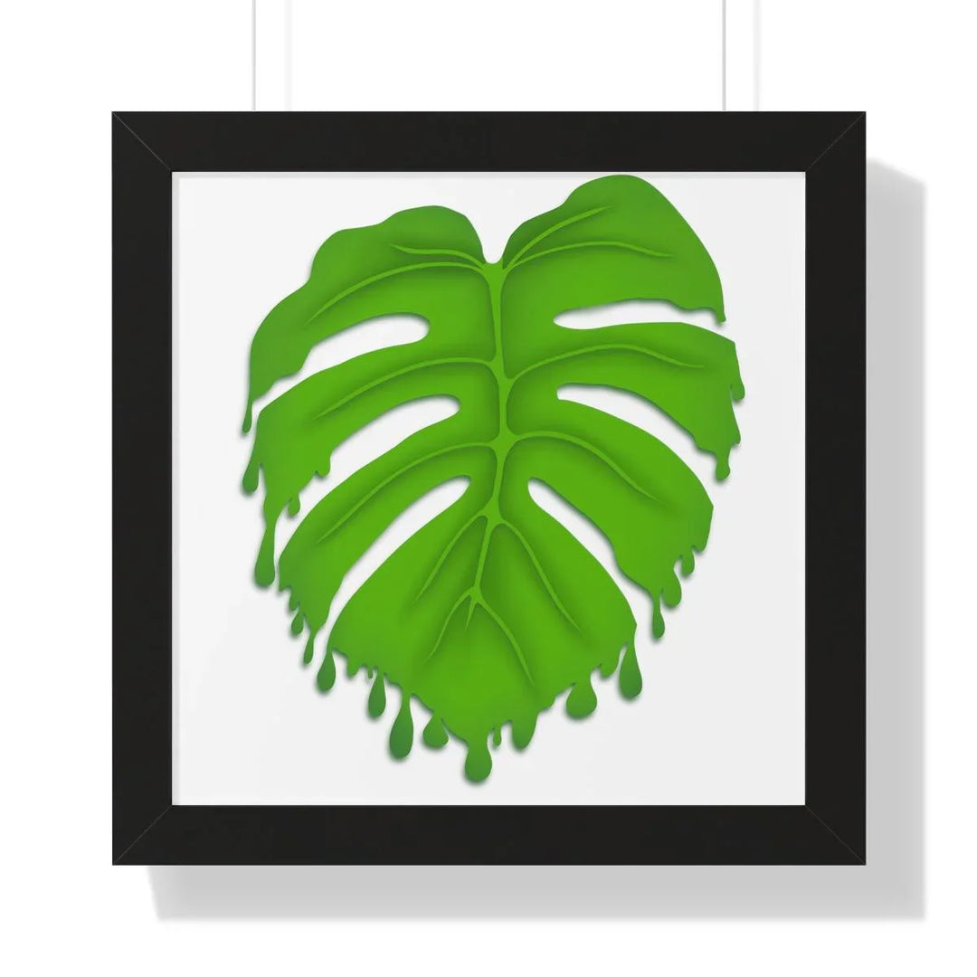 Melting Monstera Framed Print, Poster, Laura Christine Photography & Design, Framed, Home & Living, Indoor, Paper, Posters, Laura Christine Photography & Design, laurachristinedesign.com