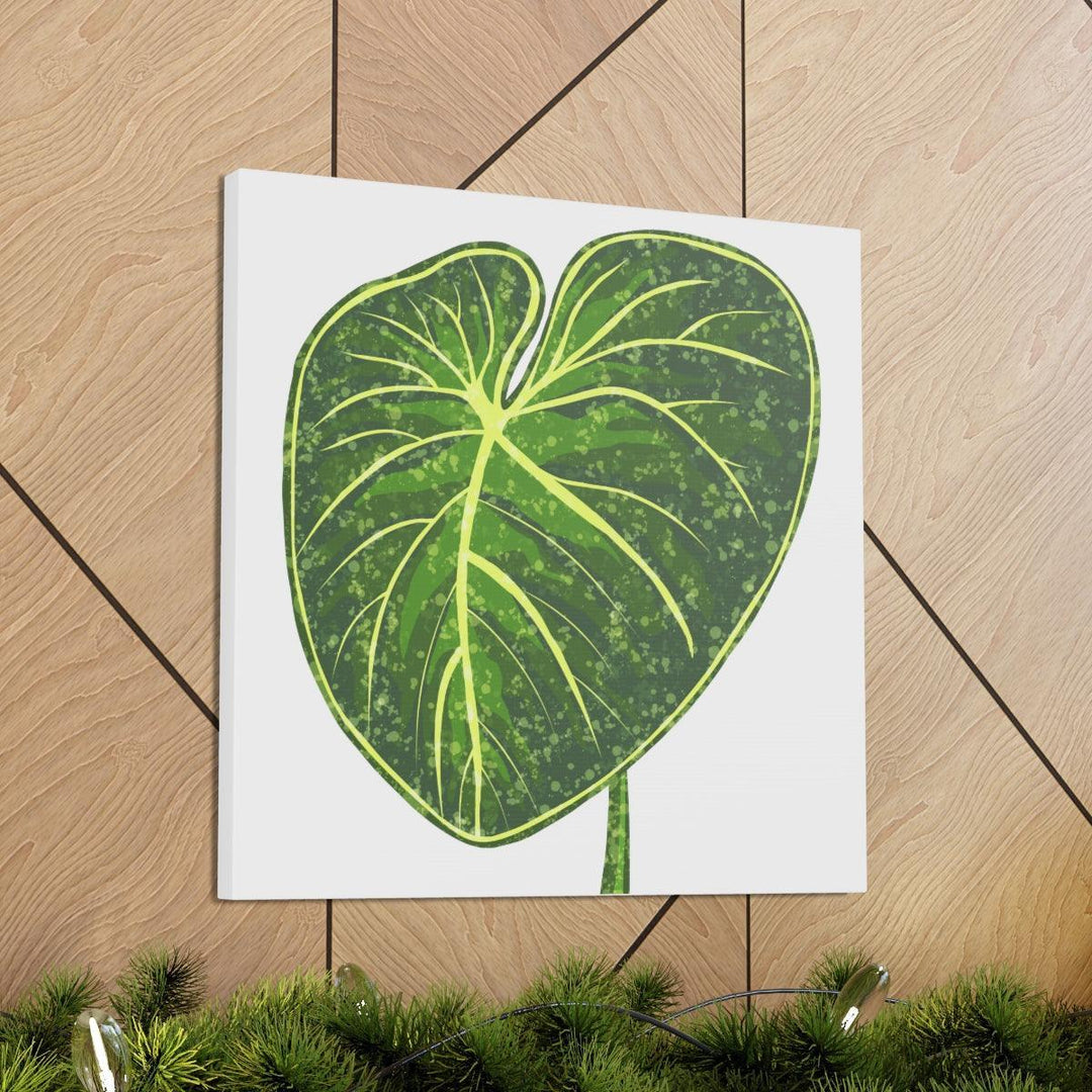 Philodendron Gloriosum Canvas - Stretched Canvas Art Print | Matte Indoor Wall Art - Laura Christine Photography & Design