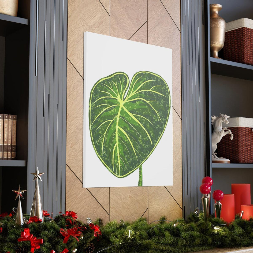 Philodendron Gloriosum Canvas - Stretched Canvas Art Print | Matte Indoor Wall Art - Laura Christine Photography & Design