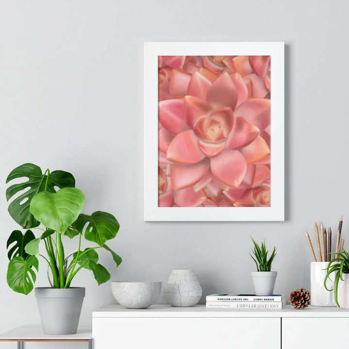 Graptosedum 'California Sunset' Succulent Framed Print, Poster, Laura Christine Photography & Design, Framed, Home & Living, Indoor, Paper, Posters, Laura Christine Photography & Design, laurachristinedesign.com