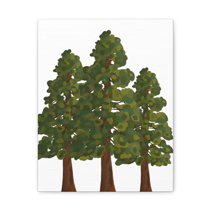 Coastal Redwoods Canvas - Stretched Cotton Canvas Art Print | Matte Finish Wall Hanging Artwork