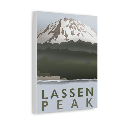 Lassen Peak Minimalist Canvas, Canvas, Printify, Art & Wall Decor, Canvas, Hanging Hardware, Home & Living, Indoor, Laura Christine Photography & Design, laurachristinedesign.com