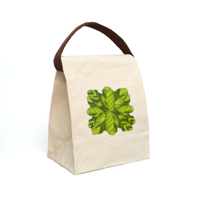 Calathea Yellow Fusion Lunch Bag, Bags, Laura Christine Photography & Design, Accessories, Bags, Calathea, Canvas Bag, Dining, DTG, Gift, Home & Living, House Plant, Illustration, Indoor Plant, Kitchen, Kitchen Accessories, Lunch bag, Plant, Prayer Plant, Reusable, Shopping Bag, Tote Bag, Totes, Travel, Yellow Fusion, Laura Christine Photography & Design, laurachristinedesign.com