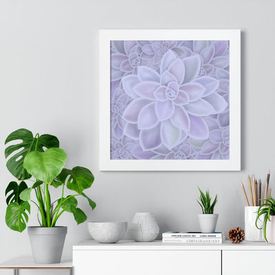 Graptopetalum 'Murasaki' Succulent Framed Print, Poster, Laura Christine Photography & Design, Framed, Home & Living, Indoor, Paper, Posters, Laura Christine Photography & Design, laurachristinedesign.com