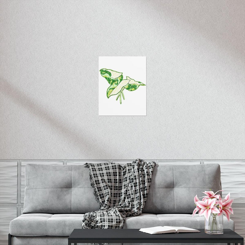 Marble Syngonium Print, Poster, Laura Christine Photography & Design, Back to School, Home & Living, Indoor, Matte, Paper, Posters, Valentine&