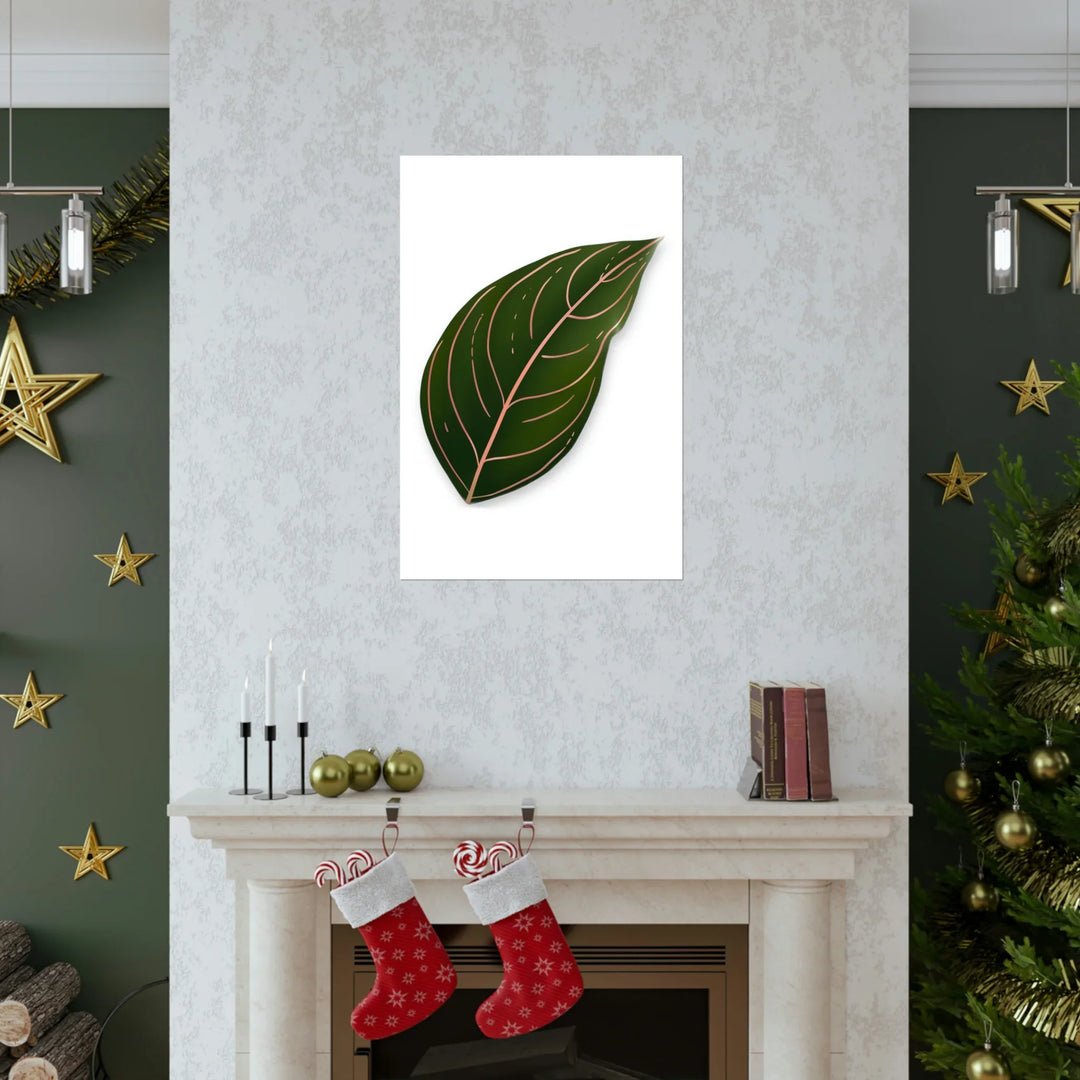 Aglaonema Rotundum Print – Botanical Wall Art on Museum Grade Paper | Unframed