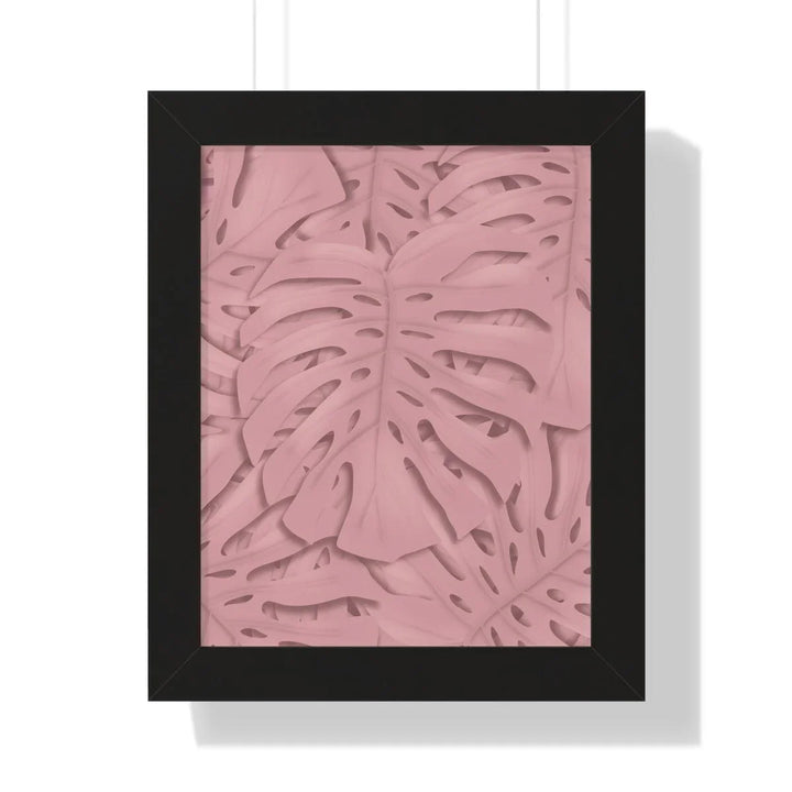 Soft Pink Monstera Framed Print, Poster, Laura Christine Photography & Design, Framed, Home & Living, Indoor, Paper, Posters, Laura Christine Photography & Design, laurachristinedesign.com