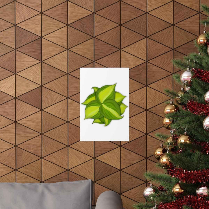 Philodendron Brasil Print – Botanical Wall Art on Museum Grade Paper Poster Unframed