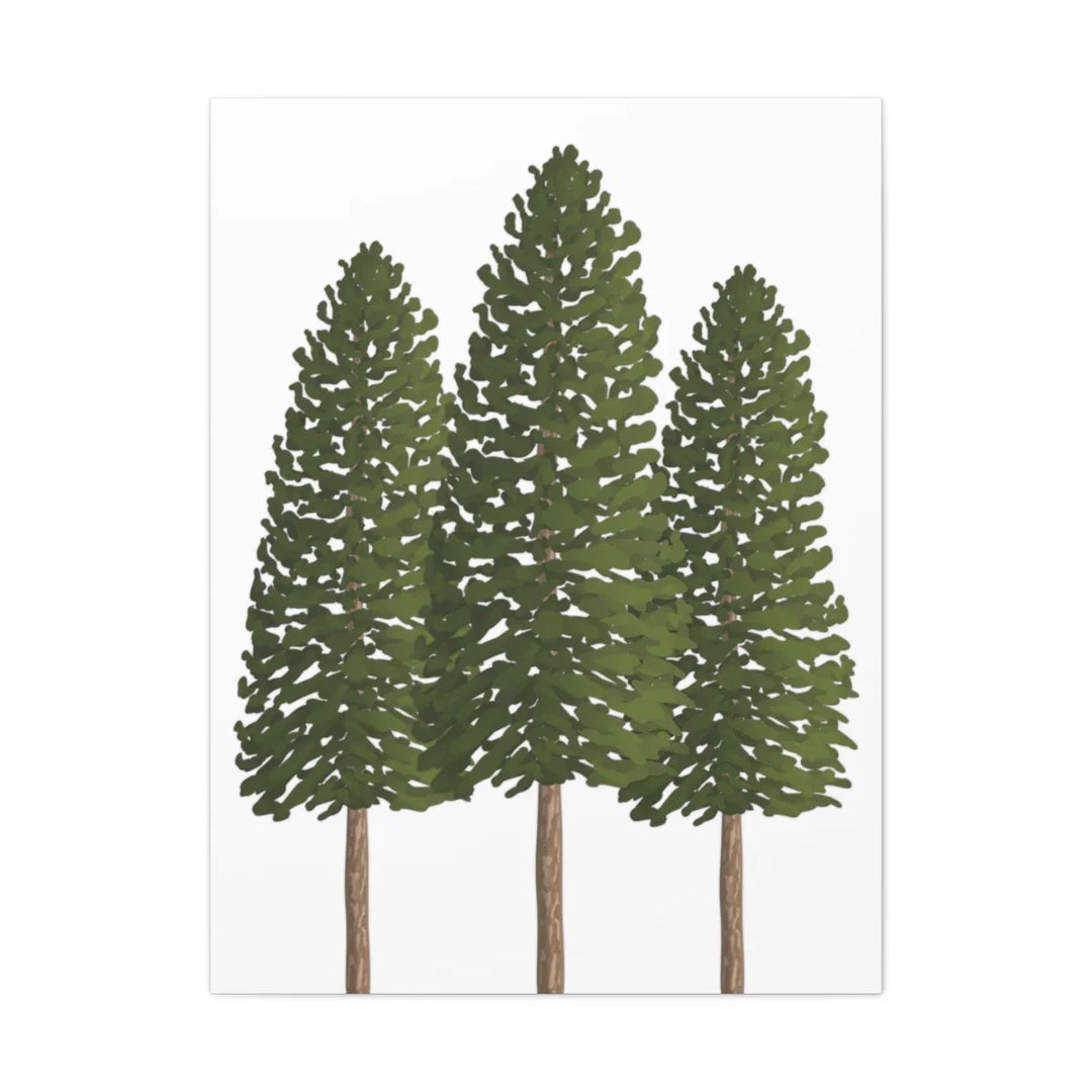 Ponderosa Pine Canvas - Large Stretched Cotton Canvas Art Print With Matte Finish