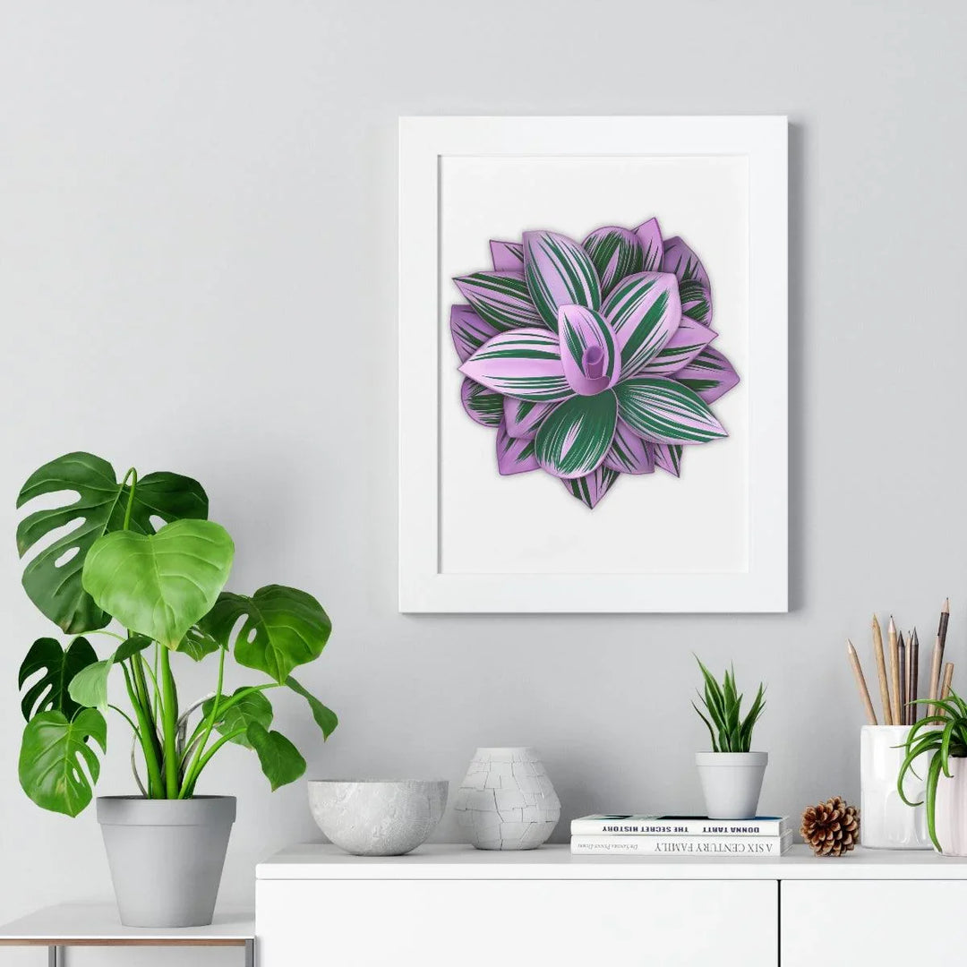 Tradescantia Nanouk Framed Print, Poster, Laura Christine Photography & Design, Framed, Home & Living, Indoor, Paper, Posters, Laura Christine Photography & Design, laurachristinedesign.com