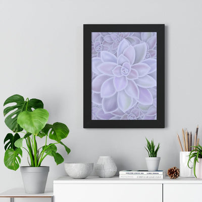 Graptopetalum 'Murasaki' Succulent Framed Print, Poster, Laura Christine Photography & Design, Framed, Home & Living, Indoor, Paper, Posters, Laura Christine Photography & Design, laurachristinedesign.com