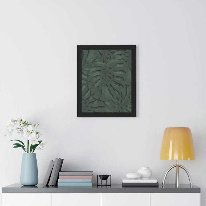 Deep Green Monstera Framed Print, Poster, Laura Christine Photography & Design, Framed, Home & Living, Indoor, Paper, Posters, Laura Christine Photography & Design, laurachristinedesign.com