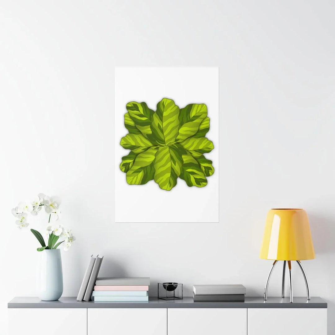 Calathea Yellow Fusion Print – Botanical Wall Art on Museum-Grade Paper Unframed - Laura Christine Photography & Design