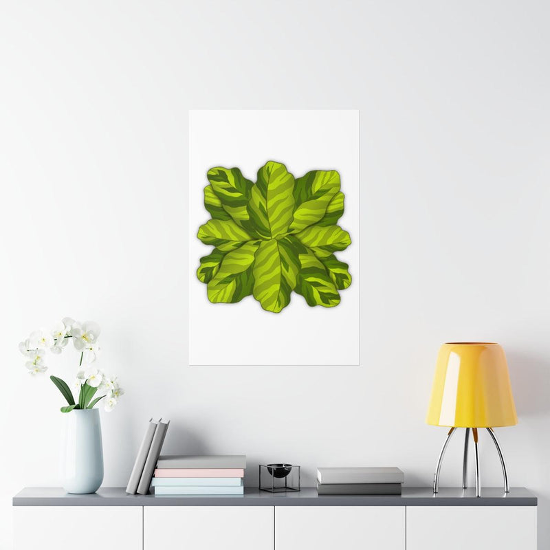 Calathea Yellow Fusion Print, Poster, Laura Christine Photography & Design, Back to School, Home & Living, Indoor, Matte, Paper, Posters, Valentine&
