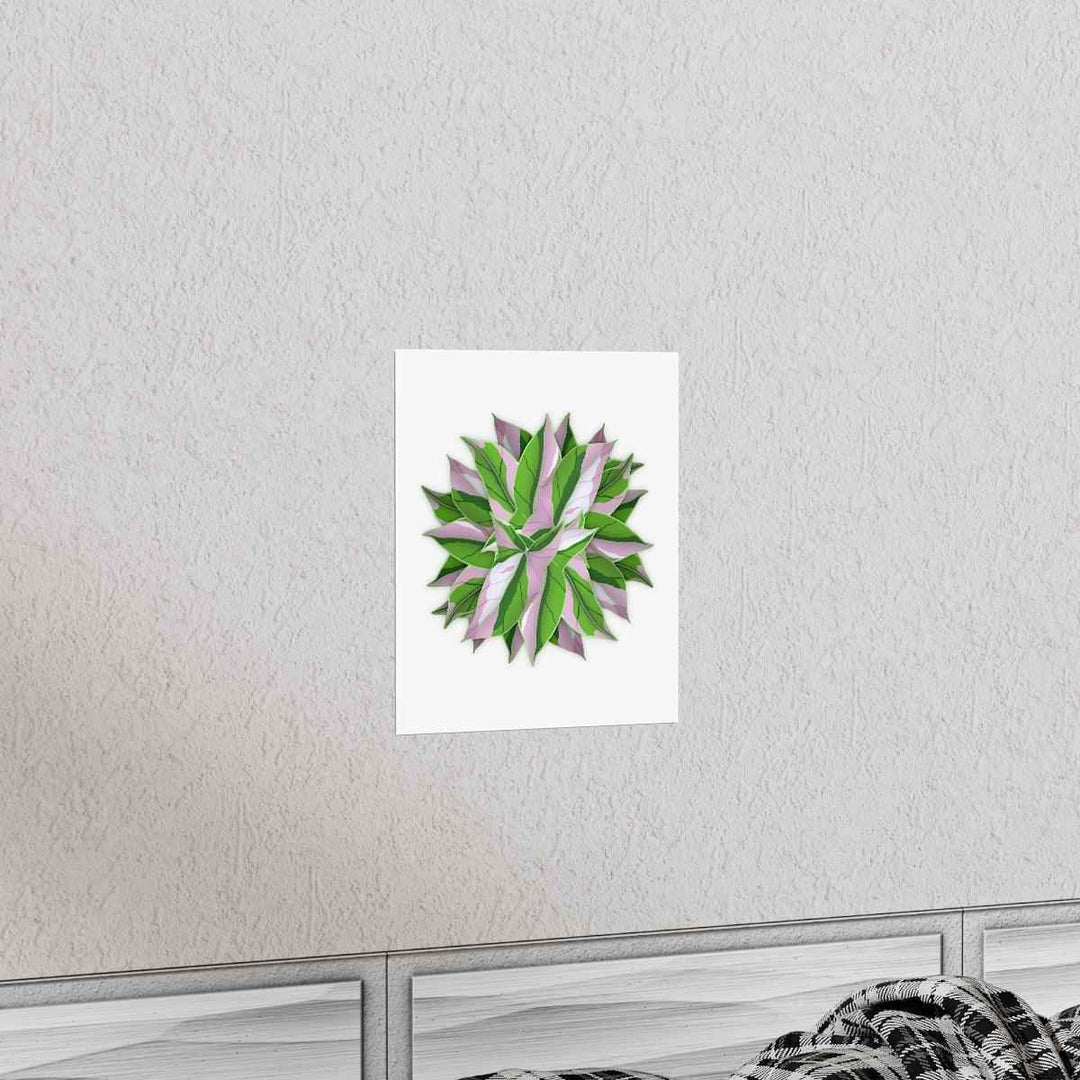 Tricolor Syngonium Print - Botanical Poster on Museum Grade Paper | Archival Ink Unframed