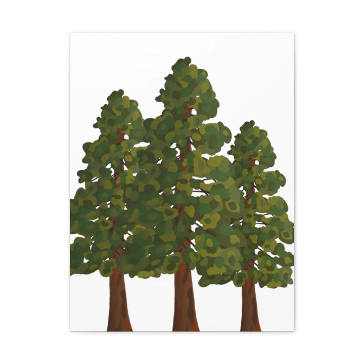 Coastal Redwoods Canvas - Stretched Cotton Canvas Art Print | Matte Finish Wall Hanging Artwork