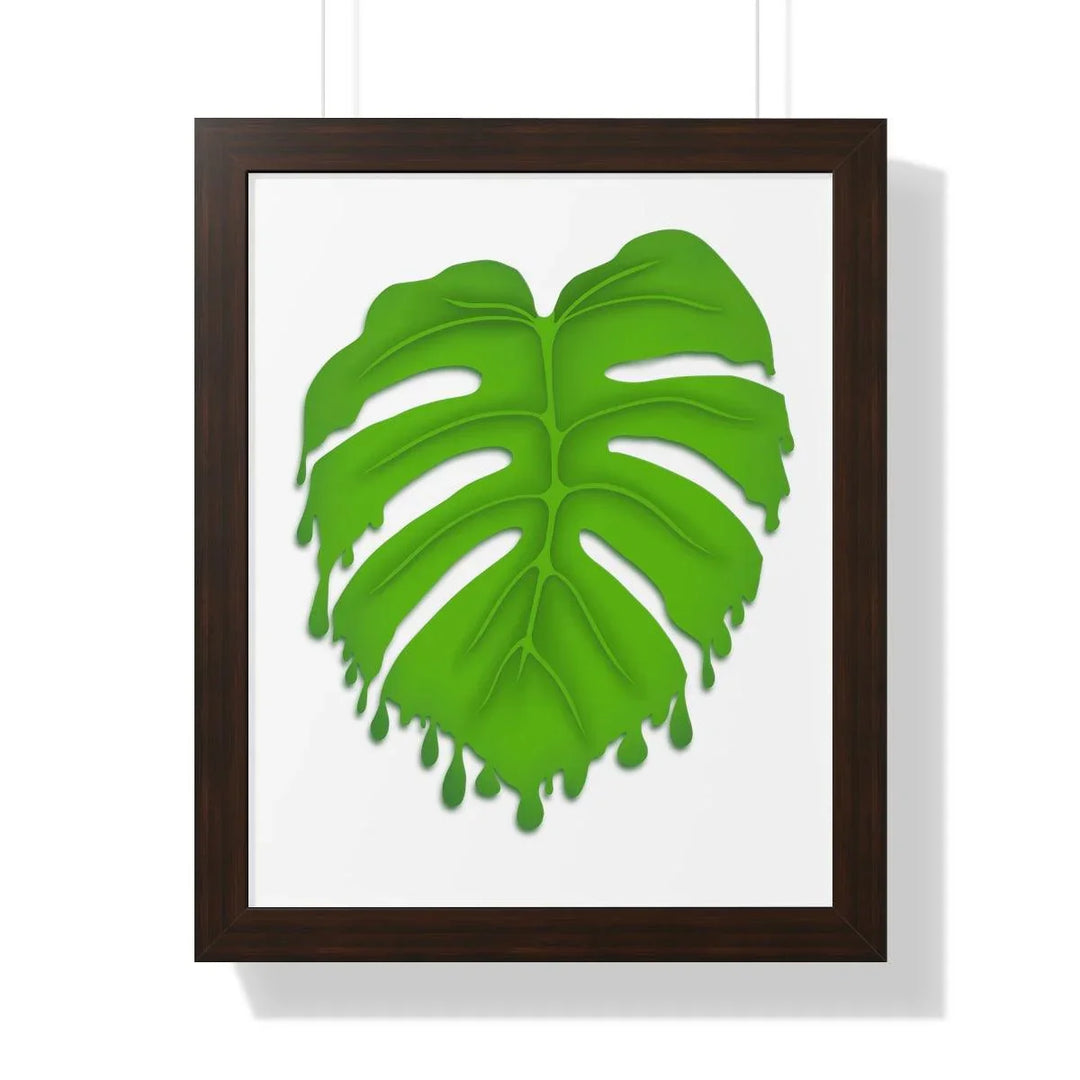 Melting Monstera Framed Print, Poster, Laura Christine Photography & Design, Framed, Home & Living, Indoor, Paper, Posters, Laura Christine Photography & Design, laurachristinedesign.com