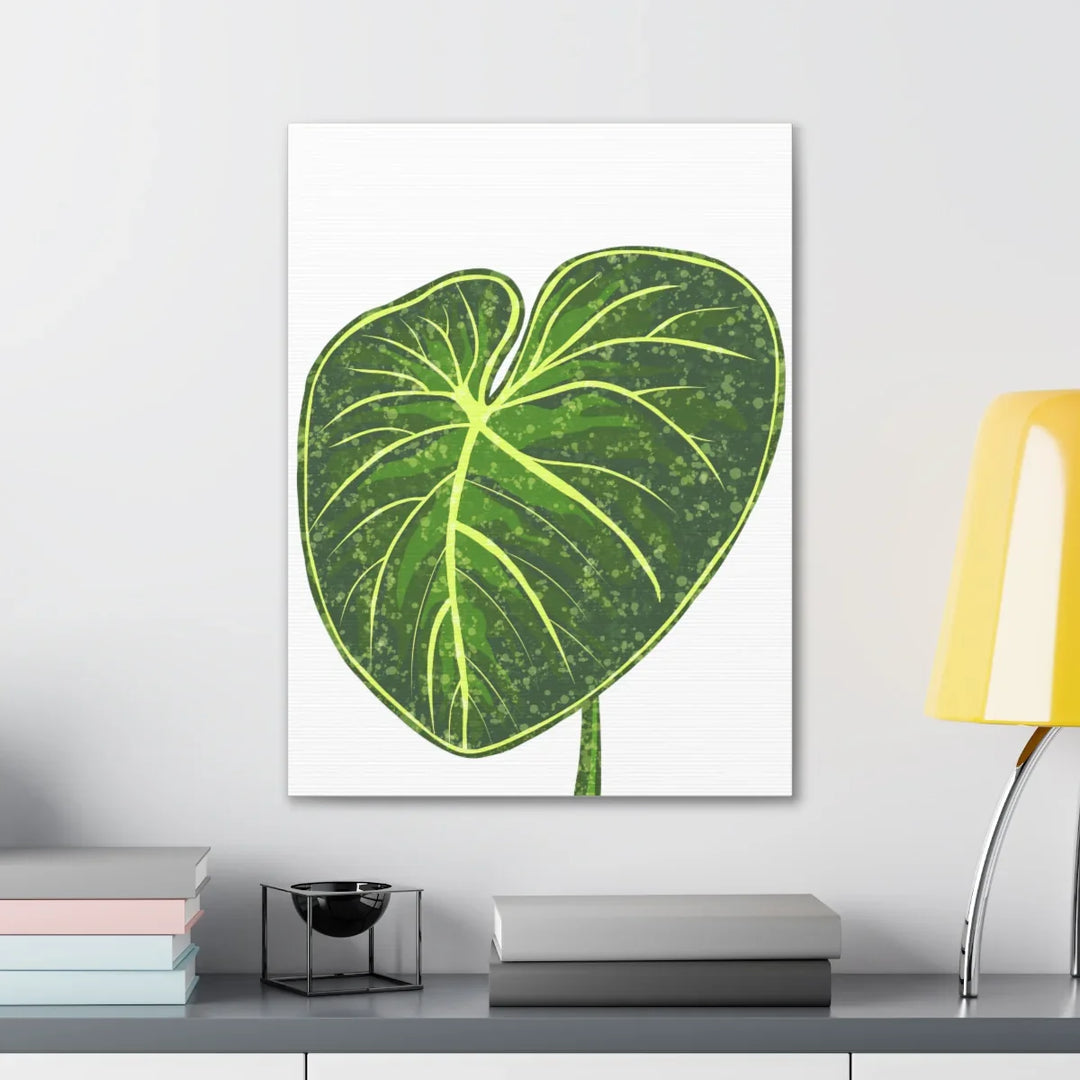 Philodendron Gloriosum Canvas - Stretched Canvas Art Print | Matte Indoor Wall Art - Laura Christine Photography & Design