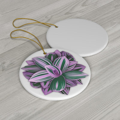 Tradescantia Nanouk Ceramic Ornament, Home Decor, Laura Christine Photography & Design, Ceramic, Christmas, Glossy, Holiday Picks, Home & Living, ornament, Ornaments, Seasonal Decorations, Laura Christine Photography & Design, laurachristinedesign.com